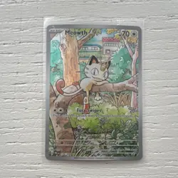 Pokemon Meowth 106/094 Phantasmal Flames Illustration Rare Holo 70 HP - Image 1