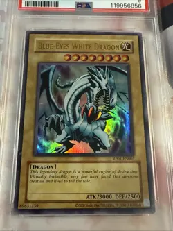 YuGiOh GRADED 2024 Blue-Eyes White Dragon RP01-EN001 Ultra Rare MINT 9 PSA - Image 2
