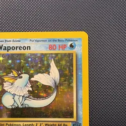 Pokemon Vintage 1st Edition Holo Vaporeon 12/64 Jungle Wotc 1999 - Image 3