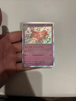 Pokemon TCG Dachsbun Scarlet & Violet: Paldean Fates 161/091 Holo Shiny Rare - Image 2