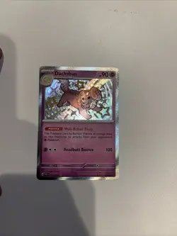 Pokemon TCG Dachsbun Scarlet & Violet: Paldean Fates 161/091 Holo Shiny Rare - Image 4