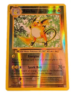 Pokemon TCG Raichu Reverse Holo XY Evolutions 36/108 Rare - Image 1