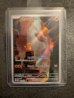 Charmander - Pokemon - Scarlet & Violet - 151 - MEW EN 168/165 - Full Art - Image 1