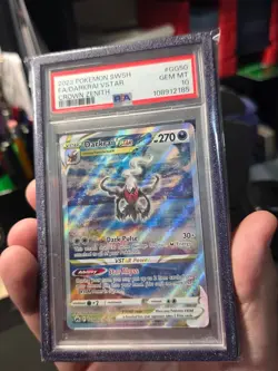 2023 Pokemon Crown Zenith Darkrai VSTAR GG50 Galarian Gallery PSA 10 GEM MINT - Image 3