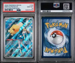 Pokemon Misty's Psyduck 193/182 Illustration Rare ENG 2025 PSA 10 - Image 2