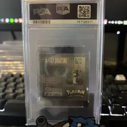 VINTAGE 1999 POKEMON Sticker Series 1 Dratini-PSA 6 - Image 2