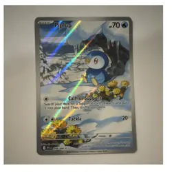 The Pokemon Company Piplup 098/094 Paldea Evolved Illus Rare Reverse Holo - Image 1
