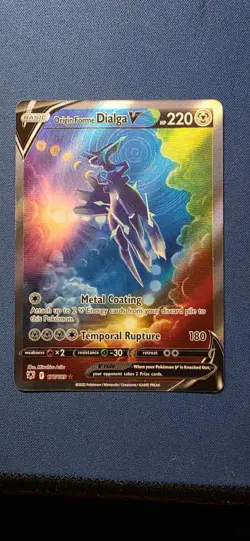 Pokemon Origin Forme Dialga V 220 HP 177/189 Astral Radiance Ultra Rare Holo - Image 1