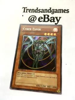 YUGIOH - CYBER ESPER - CDIP-EN005 - ULTIMATE RARE - NEAR MINT - CYBERDARK IMPACT - Image 3