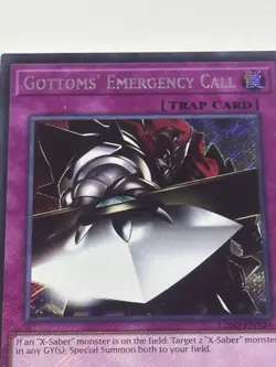 Yu-Gi-Oh! Gottoms' Emergency Call 1st Edition Secret Rare L26D-ENX26 - Image 2