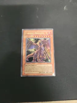 Konami Tyrant Dragon LOD-034 Ultra Rare 1st Ed Legacy of Darkness 2900/2500 - Image 1
