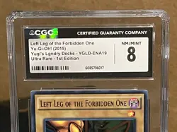 Yu-Gi-Oh! Left Leg Of The Fbdn. One 1st Ed #YGLD-ENA19 - Image 2