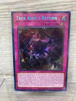Yugioh! True King's Return BLMM-EN176 Secret Rare 1st Ed NM - Image 1