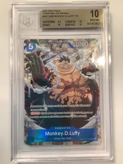 Beckett 10 - One Piece Monkey.D.Luffy - OP11-058 Treasure Rare from OP13 - Image 1