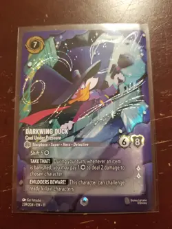 DARKWING DUCK Cool Under Pressure ENCHANTED! Disney Lorcana WINTERSPELL 239/204 - Image 1