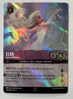 Elsa - Spirit of Winter Enchanted Foil Disney Lorcana TCG First Chapter Frozen - Image 3