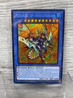 Yugioh! Nekroz of Areadbhair - BLMM-EN135 - Secret Rare - 1st Edition Near Mint, - Image 1