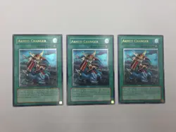 Set Of 3 EEN-EN045 Armed Changer Ultimate Rare 1st Edition NM Yugioh Card - Image 2