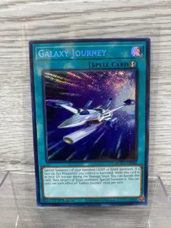 Yugioh Galaxy Journey BLMM-EN040 Secret Rare 1st Ed Near Mint - Image 1