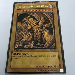 YuGiOh Winged Dragon of Ra GBI-003 1st Edition Ultra Rare 2000 MP - Image 1