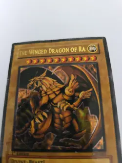 YuGiOh Winged Dragon of Ra GBI-003 1st Edition Ultra Rare 2000 MP - Image 5