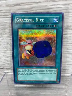 Yugioh Graceful Dice EDS-002 Prismatic Secret Rare LP - Image 1