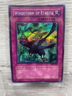 Windstorm of Etaqua - SOI-ENSE3 - Secret Rare NM Shadows of Infinity Yugioh 2B3 - Image 1