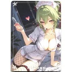 Goddess Story RELUCTANT Anime Waifu Card SP-02 Kuki Shinobu Genshin Impact - Image 1