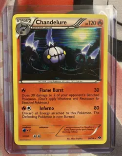 Chandelure [Holo] - (20/99) Rare - Black & White: Next Destinies - Pokemon Card - Image 1