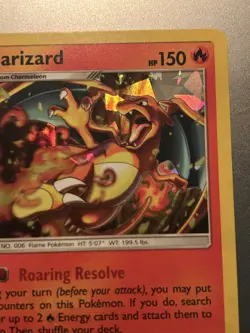 Charizard 14/181 Cracked Ice Holo Promo Sun & Moon Team Up Pokemon Card LP/NM - Image 4