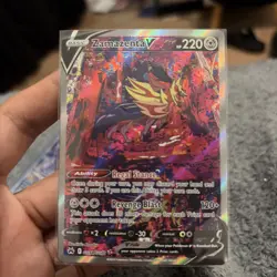 2023 Pokemon TCG Crown Zenith Zamazenta V GG54/GG70 Holo Ultra Rare Full Art NM - Image 1