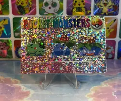 Pokemon Holo Bulbasaur Evolution Vintage Pocket Monsters Prism Sticker 98 jpn - Image 2