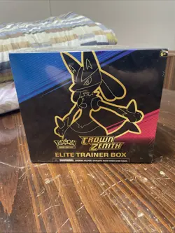 Pokemon ​TCG Sword & Shield Crown Zenith ETB Elite Trainer Box NEW SEALED - Image 1