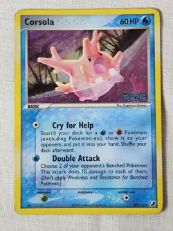 Played (MP) Corsola - Reverse Holo #37 Unseen Forces Pokemon TCG - Image 1