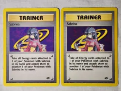 Played (MP) Sabrina - Non-Holo #110 Gym Challenge Pokemon TCG - Image 1