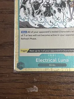 One Piece - OP08/036 Electrical Luna Two Legends Rare Foil NM TCG - Image 3
