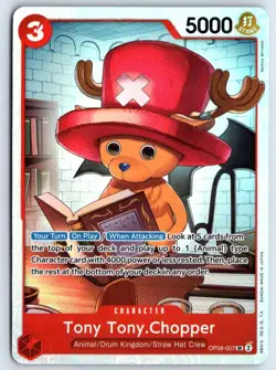 Tony Tony.Chopper (007) OP08-007 One Piece Two Legends Foil Super Rare Near Mint - Image 1