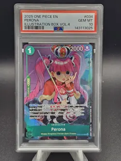 2025 One Piece Illustration Box Vol .3 Perona Promo PSA 10 - Image 1