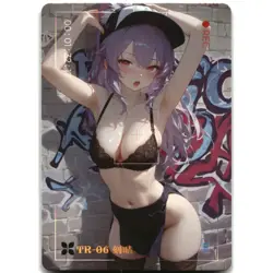 Goddess Story RELUCTANT Anime Waifu Card TR-06 Keqing Genshin Impact - Image 1