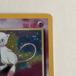 Pokemon Card Mew Holographic Black Star Promo #9 Card WOTC 1999-2000 - Image 4