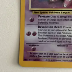 Pokemon Card Mew Holographic Black Star Promo #9 Card WOTC 1999-2000 - Image 5