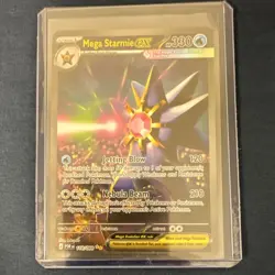 Pokemon Mega Starmie EX 118/088 330 HP Jetting Blow Nebula Beam Card - Image 1