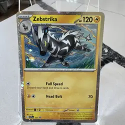 Zebstrika - (Cosmos Holo) Holo Rare SV: Scarlet & Violet Promo Cards 201 NM - Image 1