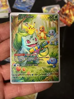 3x Bulbasaur Fan Art Custom Cards - Image 1