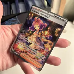 Acerolas Mischief Pokemon TCG Card 183/132 Mega Evolution English Secret Rare - Image 5