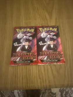 Destined Rivals Booster Pack - Pokemon TCG Cards Brand New & Sealed TWO PACKS - Image 1