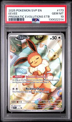 Pokemon Eevee 173 Sv: Scarlet & Violet Promo Cards Holo PSA 10 - Image 1