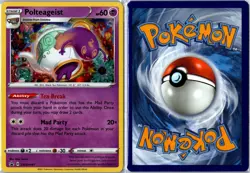 Pokemon Card - Polteageist SWSH081 Sword & Shield Promo Cosmo Holo Near Mint - Image 3