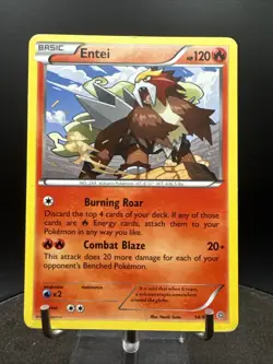 Entei 14/98 XY Ancient Origins 2015 Rare Pokemon Card - Image 3