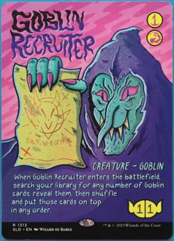 Goblin Recruiter (Secret Lair Promo) MINT MTG MAGIC CARD (515242) ABUGames - Image 1